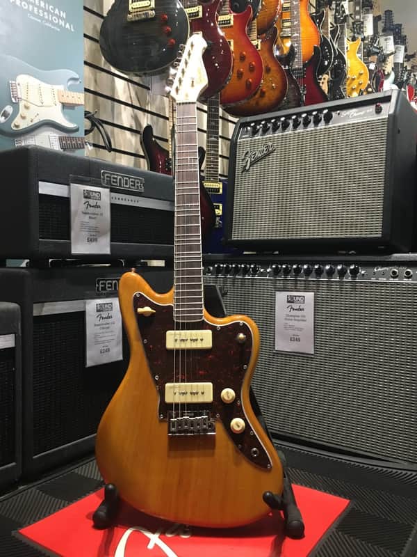 REVELATION RJT60 MARRAKESH SANDSTORM QUARTER TONE ELECTRIC GUITAR, NEW image 1