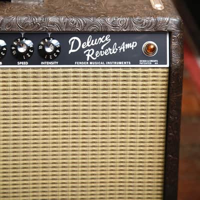 Fender '65 Deluxe Reverb FSR Limited Edition Western Tooled 1x12" Valve Combo Amplifier image 2