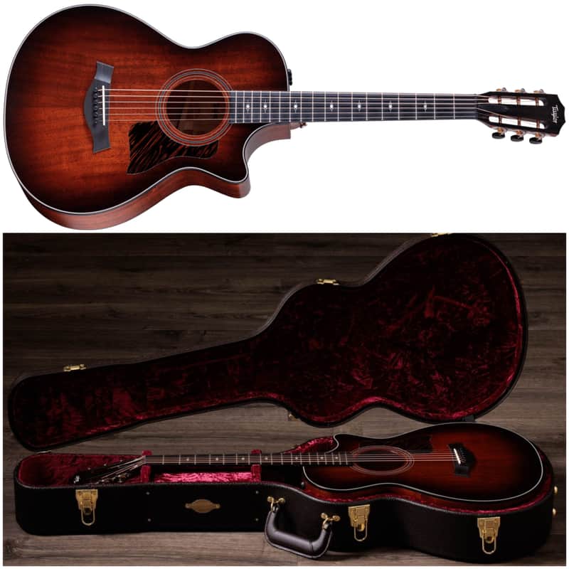 Taylor 322ce 12 Fret Grand Concert, Mahogany Top Back & Sides, Tobacco with Case image 1