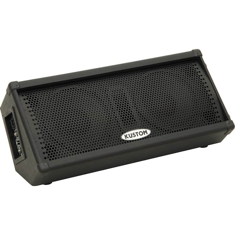 Kustom KPC210MP Powered Dual 10" Monitor Wedge Speaker image 1