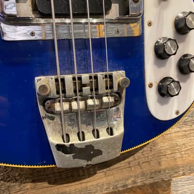 Rickenbacker 4001 (owned by Tommy Stinson) 1972 Midnight Blue image 2