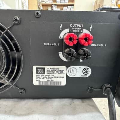 JBL MPX300 Stereo Power Amplifier Amp 300 Watts Per Channel - Three Pieces image 10