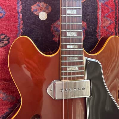 1967 Gibson ES-330TD Sparkling Burgundy Metallic image 3