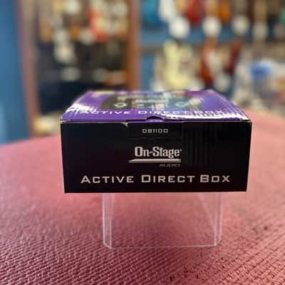 On-Stage DB1000 Active Direct Box 2010s - Black image 2