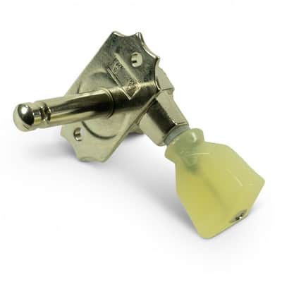 KRGLNC-3-NP KLUSON® Revolution Series G-Mount Non-Collared Tuning Machines, Nickel image 2