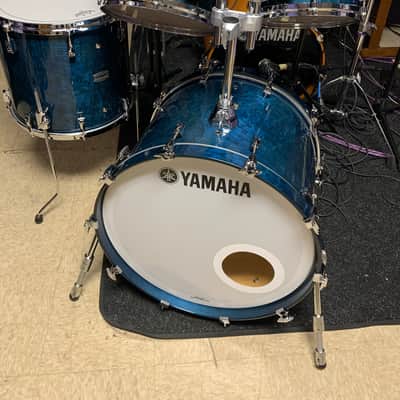 Yamaha  PHX Phoenix  - Sapphire blue Ash  made in Japan 4 pc drum set 22 10 12 16 image 1