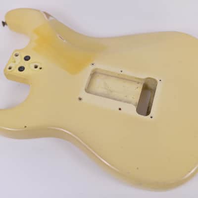 1978-1979 Fender Stratocaster BODY Olympic White 3-bolt 1970's Vintage 1975,1976,1977 image 8