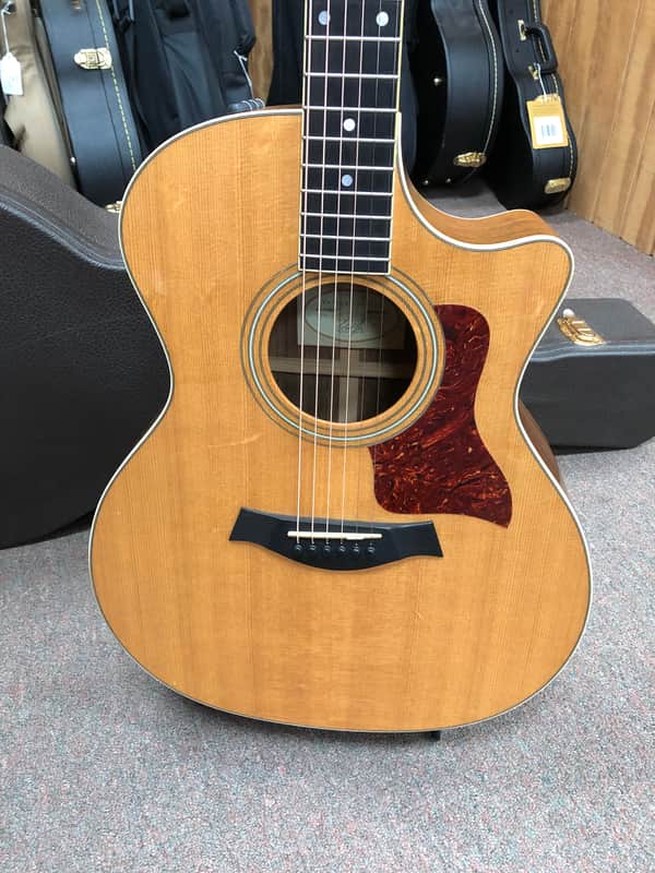 Taylor 414-CE-L4 Ovangkol Back and Sides w/ Hardcase image 1