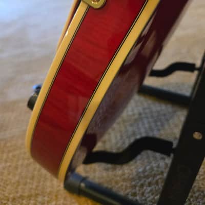 D'Angelico Excel EX-SS Semi-Hollow with Stop-Bar Tailpiece, 2018 - Cherry image 6