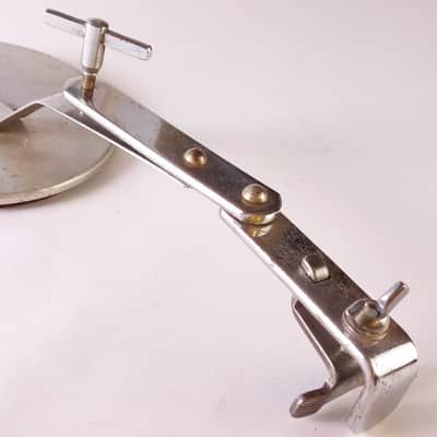 Slingerland External Bass Drum Muffler Clamp-On Hoop-Mount Chrome Vintage60s W&A image 2