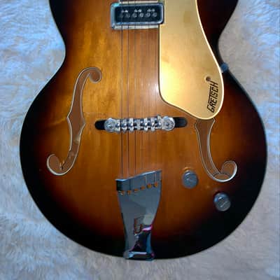 1954 Gretsch Streamliner 6190  Vintage  electric Guitar made in the usa lifton Hardshell case image 5