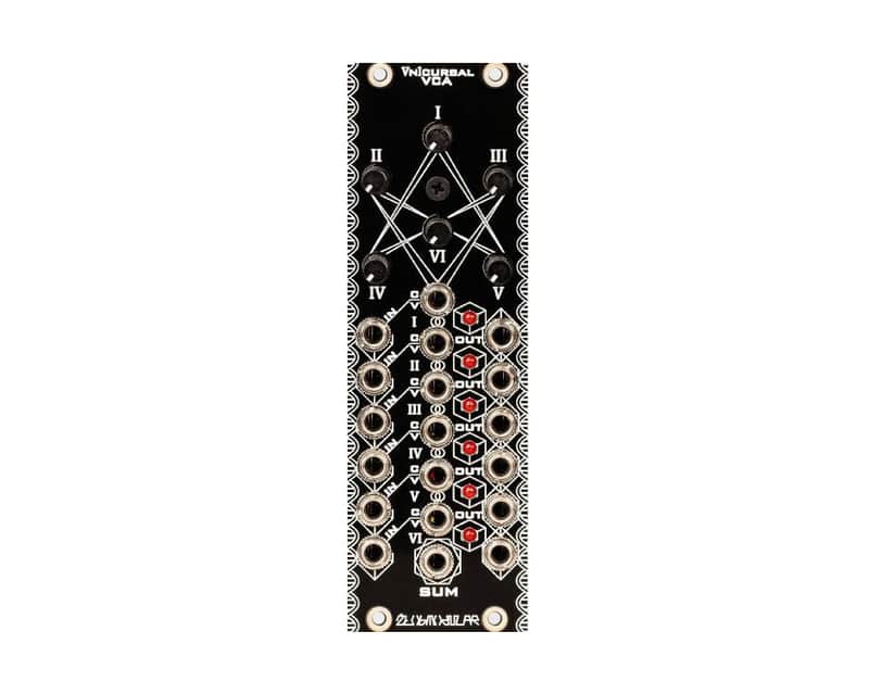 Żłob Modular Vnicursal Eurorack 6 Channel VCA Module image 1