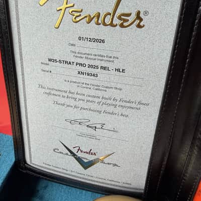 2026 Fender Custom Shop Stratocaster Pro W25 Relic - HLE Gold image 18