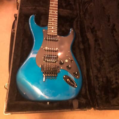 Kramer American Pacer Series HSS Stratocaster 1986 Blue image 2