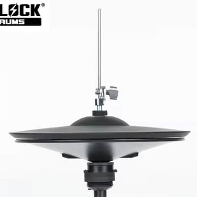 UNLOCK Thin Cymbal Set 14” Hi Hat 14” + 16” Crash 17” Ride for Roland Alesis Kit image 2