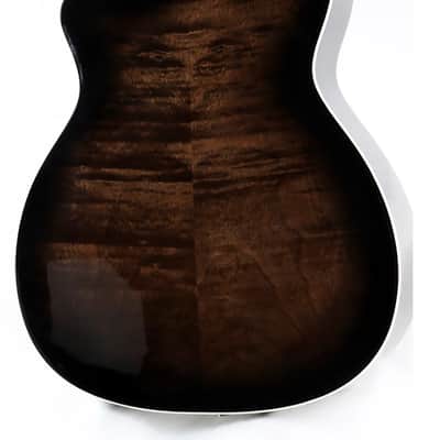 Immagine Guild Westerly OM-260CE Deluxe Flamed Mahogany - Transparent Black Burst - 4