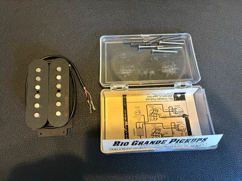 Rio Grande Vintage Tallboy '72 Wider Range Humbucker 2020s - Matte Black