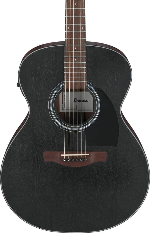 Ibanez PC54E Acoustic-electric Guitar - Open-pore Weathered Black image 1