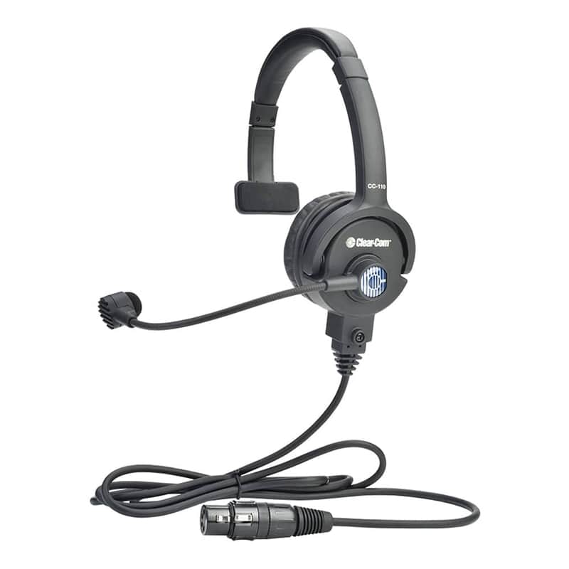 Clear-Com CC-110-X4 Lightweight Single Ear Headset (with XLR4F) image 1