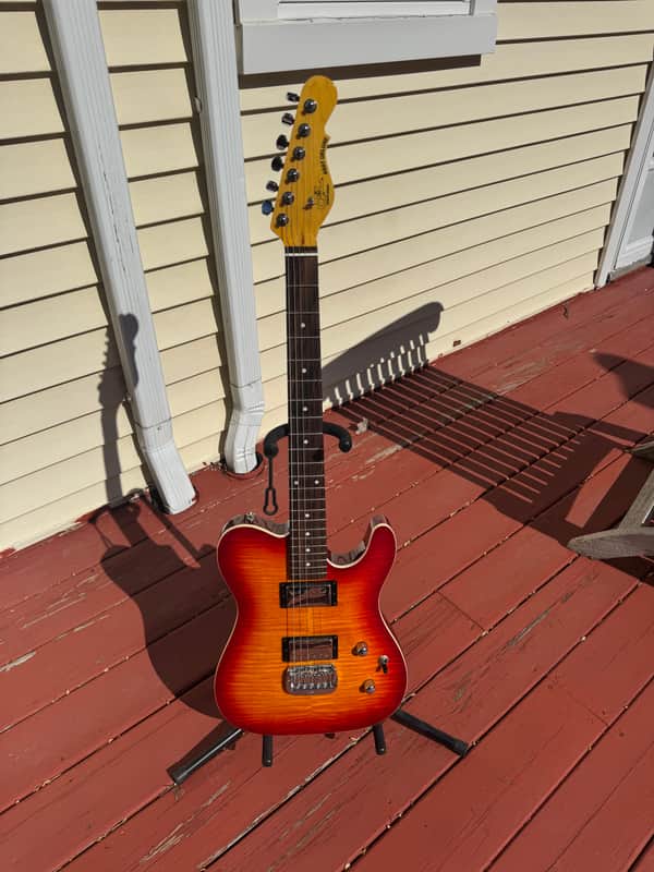 G&L Tribute Series ASAT Deluxe Carved Top | Reverb