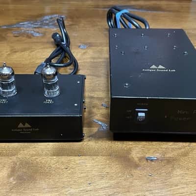 Antique Sound Lab Mini 2DT Phono (12AX7)Tube Preamplifier separate power supply image 9
