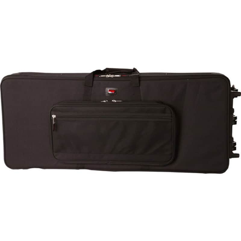 Gator Rigid EPS Foam Lightweight Case w/ Wheels for Slim 76-Note Keyboards GK-76-SLIM image 1