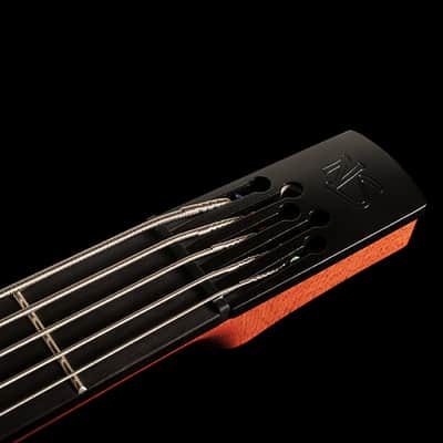 NS Design CR5 RADIUS Bass Guitar Amber Satin image 3