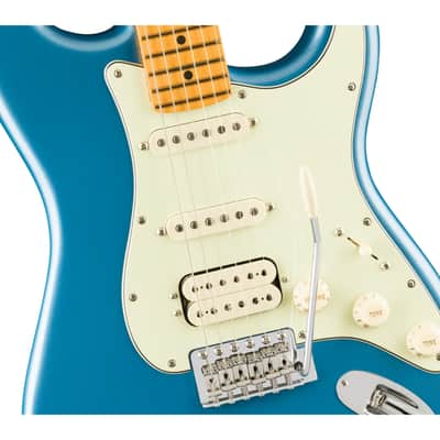 Fender American Professional Classic Stratocaster HSS - Faded Lake Placid Blue / Maple image 4
