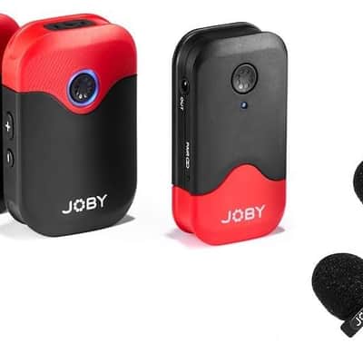 Wavo Air 2.4Ghz Wireless Microphone System with Two Transmitters Designed Mounting System, Vlogging, Filmmaking, Interview, Smartphone, Camera image 1