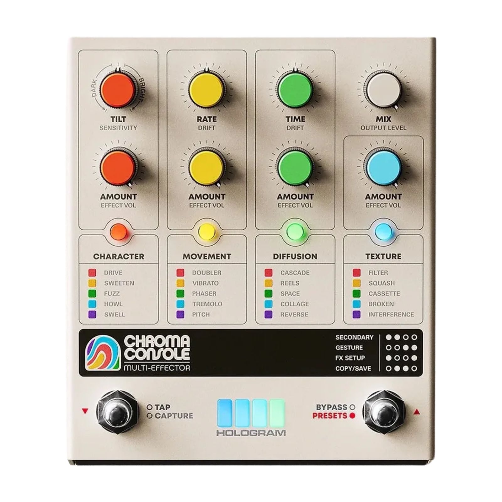 ギター CHROMA CONSOLE : Hologram Electronics Hologram Electronics Chroma Console review: the best user-friendly