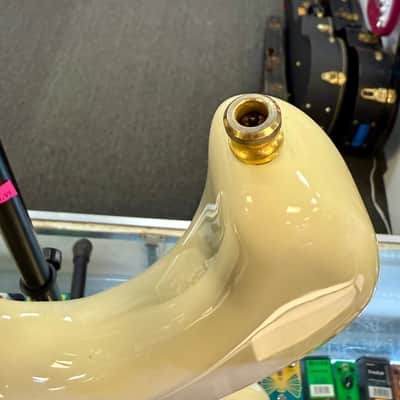 Yamaha BB5000-A 5 String Bass Neck Thru, Active Electronics, Cream White - Pre Owned image 10