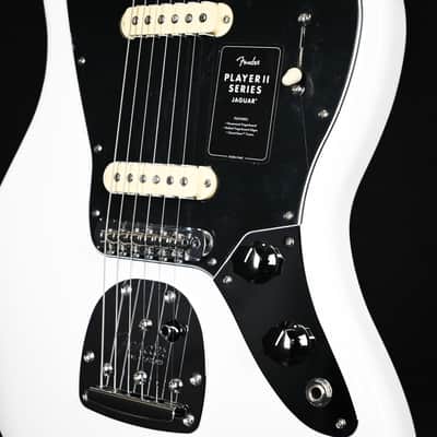 Fender Player II Jaguar Electric Guitar - Polar White (MX24047945) image 8