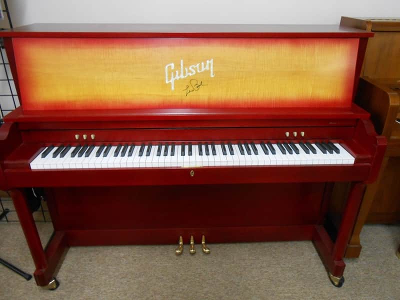 Gibson=Baldwin Les Paul Signed studio Piano 2001 Cherry Sunburst image 1