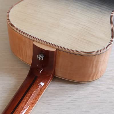 39 Inch Flame Maple Top Acoustic Electric Guitar with EQ image 7