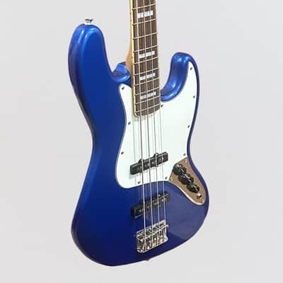 Fender Squier Classic Vibe Late '60s Jazz 4 String Electric Bass Guitar - Lake Placid Blue image 2