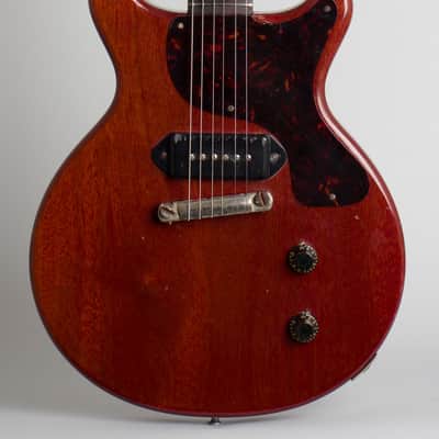 Gibson Les Paul Junior Solid Body Electric Guitar (1960), ser. #011761, black tolex hard shell case. image 3