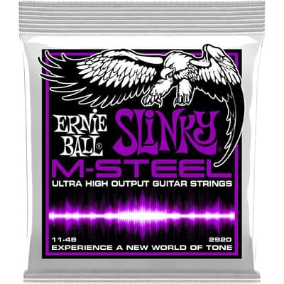 Ernie Ball 2920 M-Steel Power Slinky Electric Guitar Strings image 2