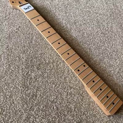 Roasted Maple Wood Telecaster Tele Style Guitar Neck, 21 Frets Fingerboard image 3