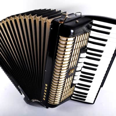 Immagine Top German Made LMM Accordion Hohner Verdi III N - 120 bass, 10 reg./Master switch+Original Hard Case & Brand New Leather Shoulder Straps ~ VIDEOS - 14