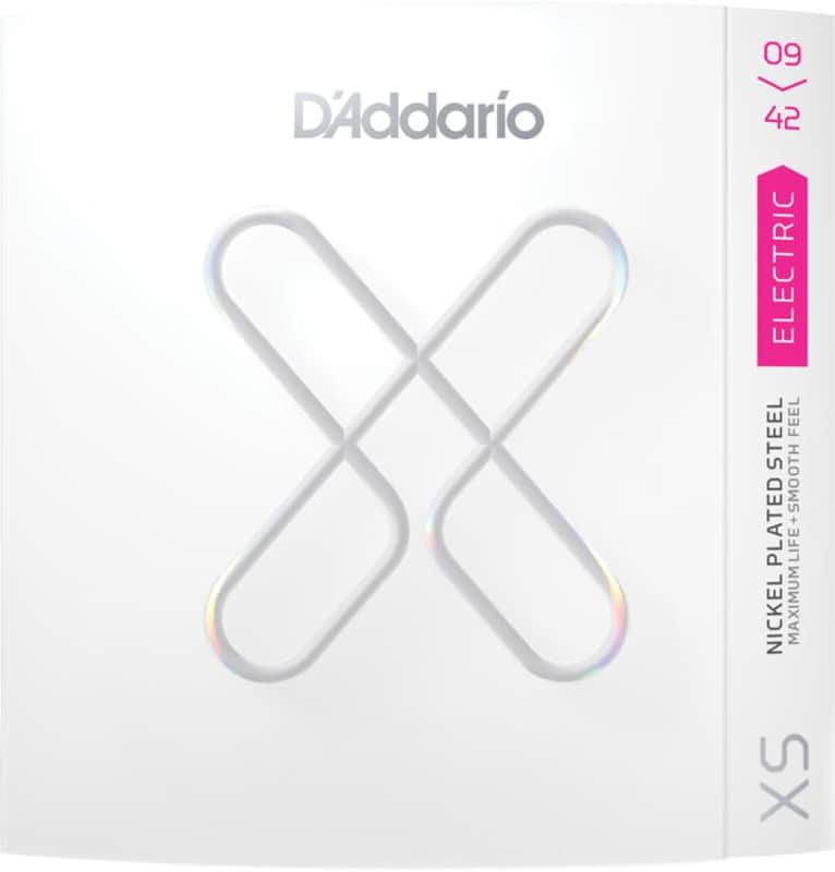 D'Addario 9-42 XS Super Light Coated Electric Guitar Strings image 1