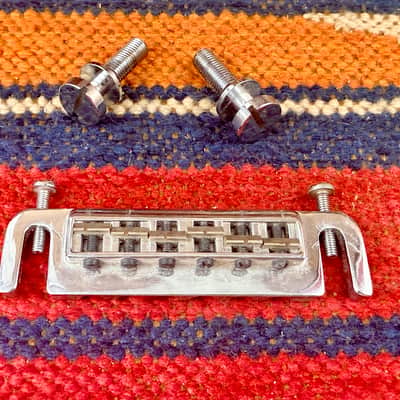 Used Leo Quan Badass Wraparound Guitar Bridge Chrome 1980's Vintage Wrap Bad-Ass image 5