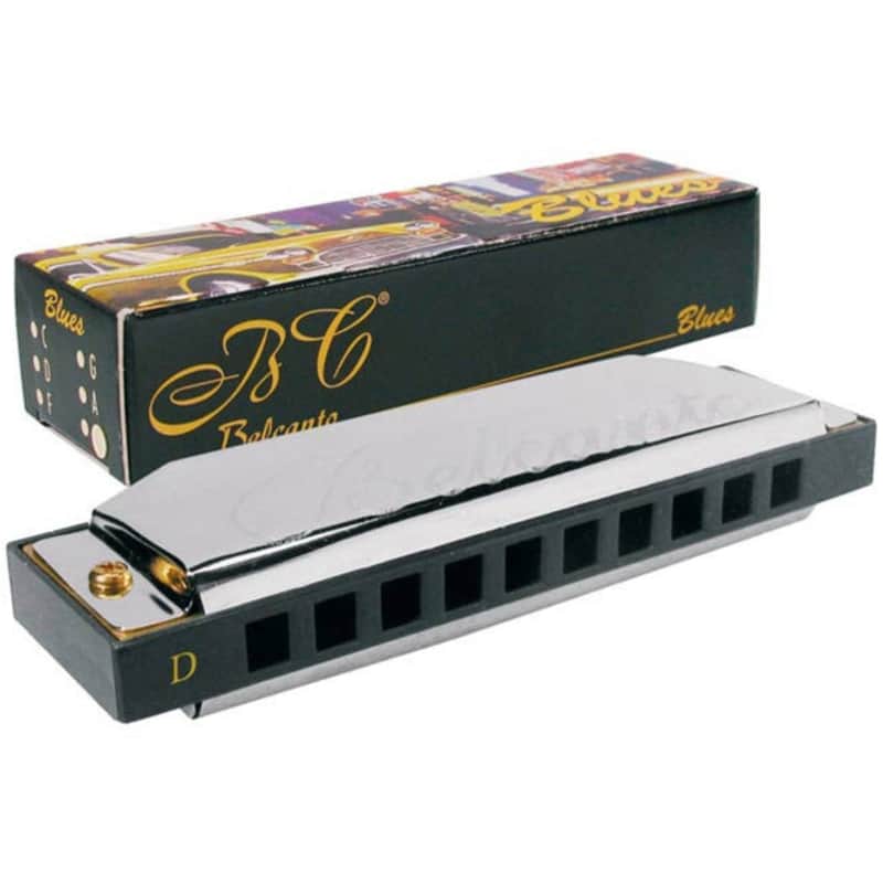 Belcanto Diatonic Blues Harmonica Mouth Organ Harp Key D - HRM-20-D image 1