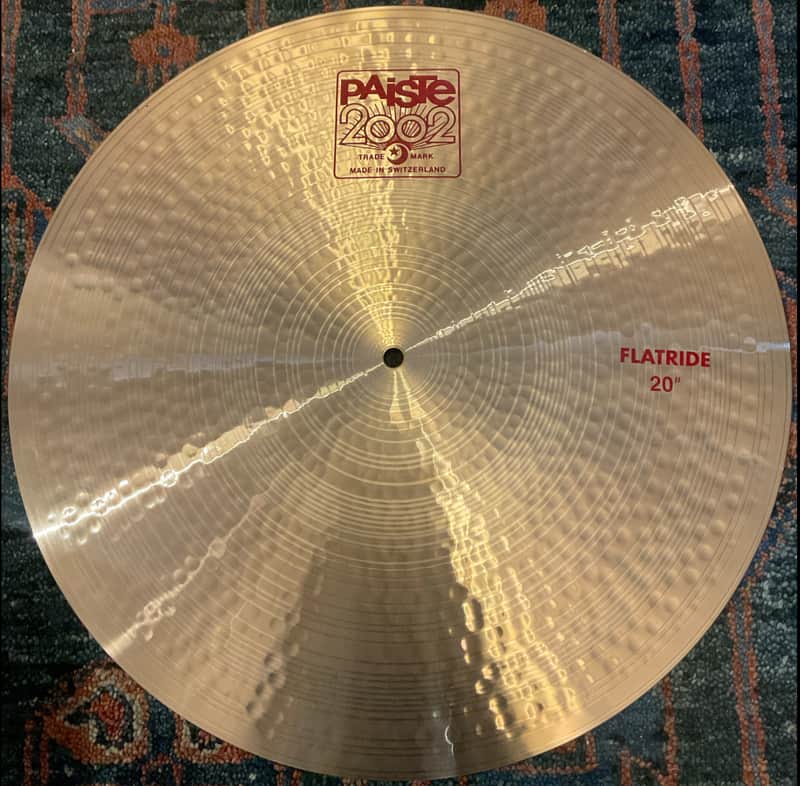 Paiste 20” 2002 Flat Ride Cymbal image 1