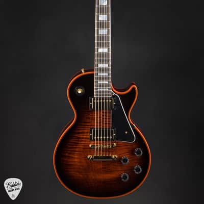 Gibson Custom Shop Made 2 Measure Les Paul Custom Figured Orange Widow 9.14 #CS600373 image 3