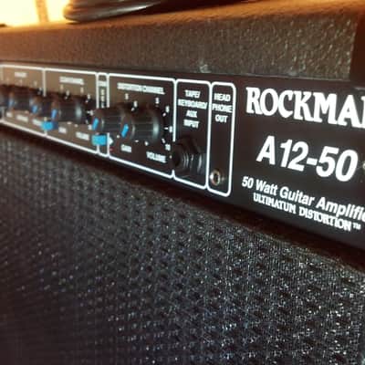 ROCKMAN A12-50 GUITAR AMPLIFIER W/ ULTIMATUM DISTORTION VERY RARE 500 EVER MADE (TOM SCHOLZ -BOSTON image 1