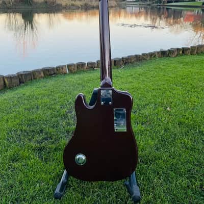 John Hiatt owned , 1960ies, Silvertone with built-in amp image 2