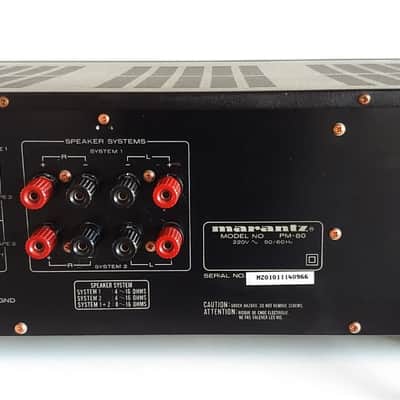 * * * Audiophile MARANTZ PM-80 Solid State Stereo Integrated Amplifier - TIME CAPSULE !!! * * * image 4