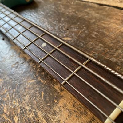 Fender Japan Rare 2002 Mustang Bass CIJ California Blue Finish image 13
