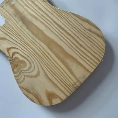 Custom Unfinished Ash Wood Tele Style Guitar Body DIY Project image 7