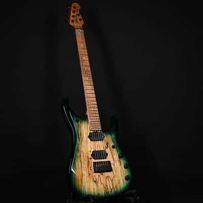Ernie Ball Music Man JP15 Emerald Glow w/ Roasted Figured Maple Neck *Miami Guitar Exclusive* 2024 (H06726) image 11